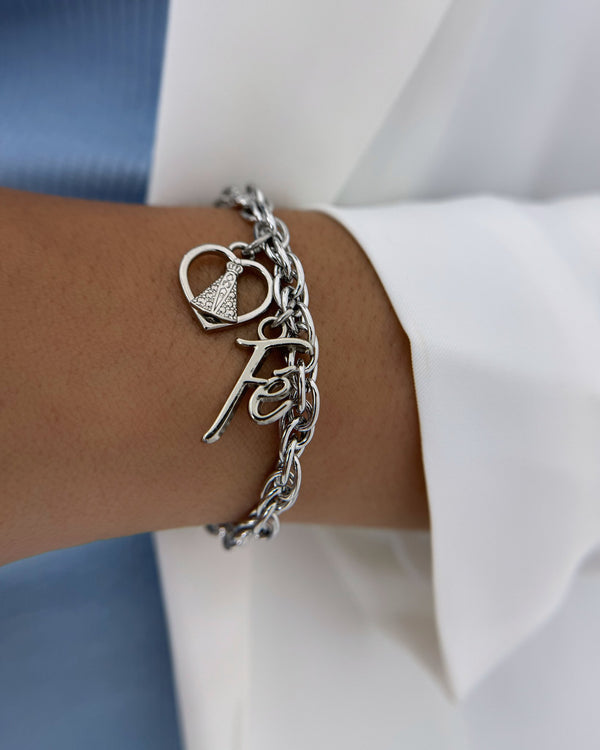 Pulseira Baiana Fé com Nossa Senhora