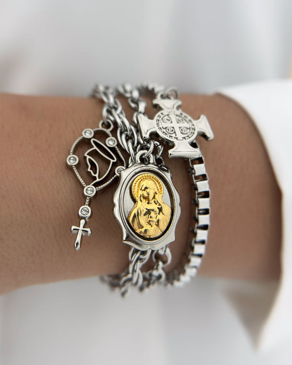 Kit com 3 pulseiras
